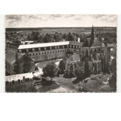 PONT-LEVOY: notre-dame des blanches-l'abbaye: vue aérienne 10x15 - très bon état