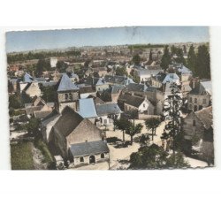 SAINT-GEORGES-sur-CHER: l'église vue aérienne 10x15 - très bon état