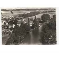 SAINT-HILAIRE-la-GRAVELLE: le bourg vue aérienne 10x15 - très bon état