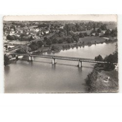 THESEE: le pont sur le cher vue aérienne 10x15 - très bon état