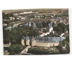 SELLES-sur-CHER: le château vue aérienne 10x15 - très bon état