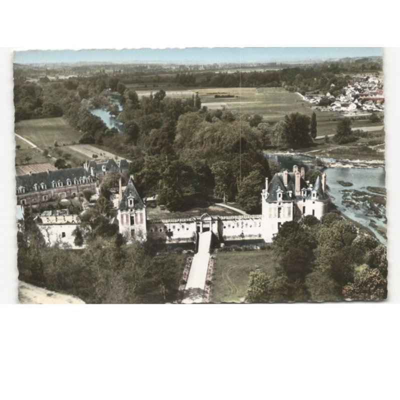 SELLES-sur-CHER: le château: vue aérienne 10x15 - très bon état