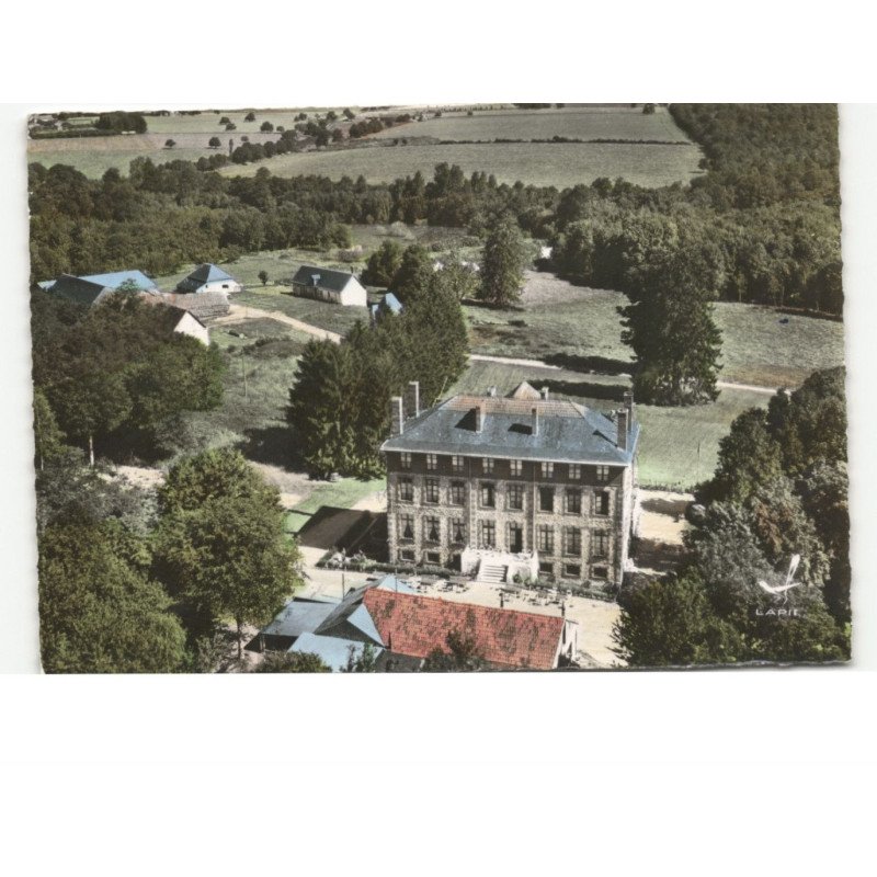 LA VILLE AUX CLERCS: le manoir de la forêt vue aérienne 10x15 - très bon état