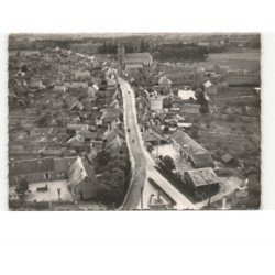 VOUZON: la grande rue vue aérienne 10x15 - très bon état