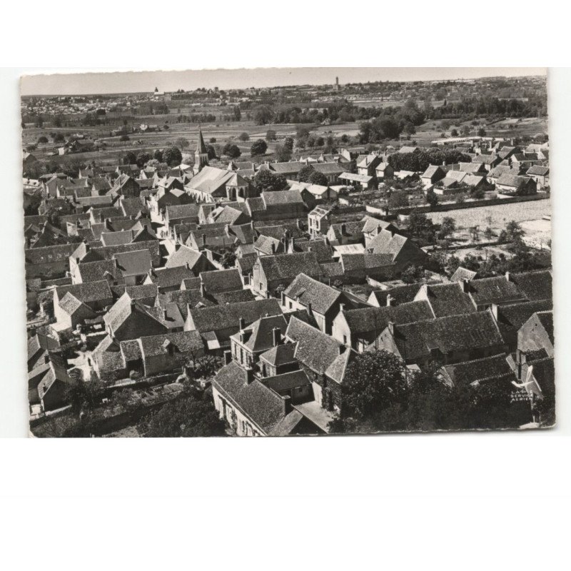 VINEUIL: vue d'ensemble vue aérienne 10x15 - très bon état