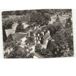 VOUZON: le château du puyt vue aérienne 10x15 - très bon état