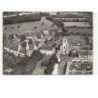 ARVILLE: la commanderie du temple et l'église vue aérienne 10x15 - très bon état