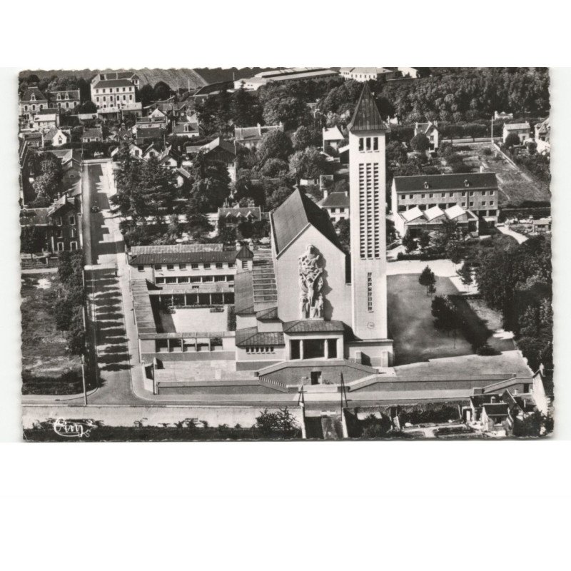 BLOIS: basilique de la trinité vue aérienne 10x15 - très bon état