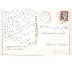 CHATILLON-sur-CHER: sa pêche vue aérienne 10x15 - très bon état