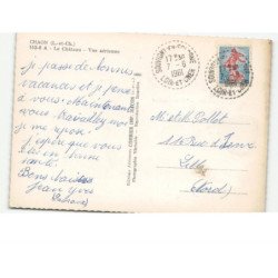 CHAON: le château vue aérienne 10x15 - très bon état