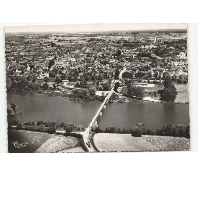 CHATRES: vue générale vue aérienne 10x15 - état