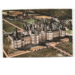 CHAMBORD: façade nord vue aérienne 10x15 - état