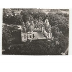 CHAUMONT-sur-LOIRE: le château vue aérienne 10x15 - très bon état