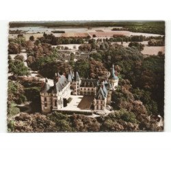 CHAUMONT-sur-LOIRE: le château vue aérienne 10x15 - très bon état