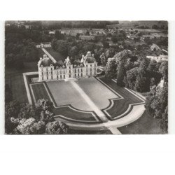 CHEVERNY: le château vue aérienne 10x15 - très bon état