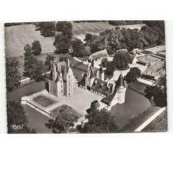 LASSAY-sur-CROISNE: château du moulin XVe siècle vue aérienne 10x15 - très bon état