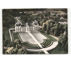 CHEVERNY: le château vue aérienne 10x15 - très bon état