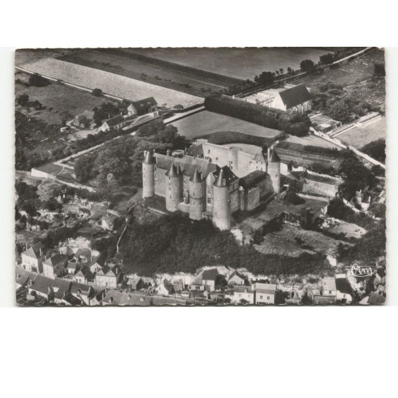 LUYNES: le château vue aérienne 10x15 - très bon état