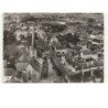 COUR-CHEVERNY: l'église, la place et la rue barberet vue aérienne 10x15 - très bon état