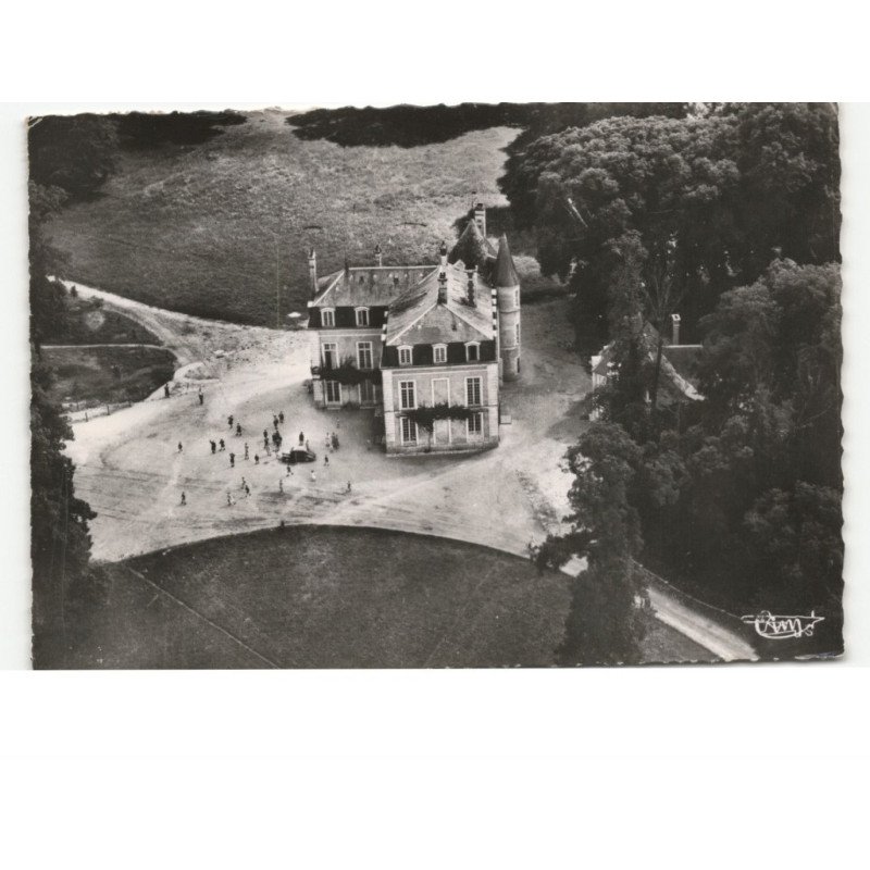 HERBAULT: le château vue aérienne 10x15 - très bon état