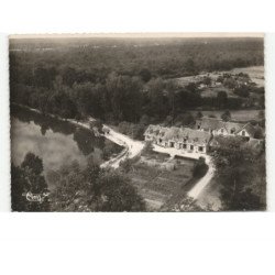 NOUAN-le-FUZELIER: etang et restaurant de villiers vue aérienne 10x15 - très bon état