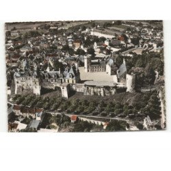 SAINT-AIGNAN-sur-CHER: le château XVe siècle vue aérienne 10x15 - état