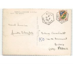 SOINGS-en-SOLOGNE: vue aérienne 10x15 - très bon état