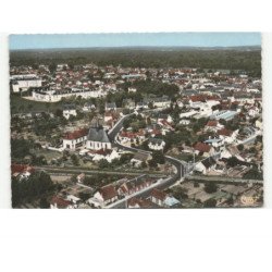 SALBRIS: vue générale vue aérienne 10x15 - très bon état