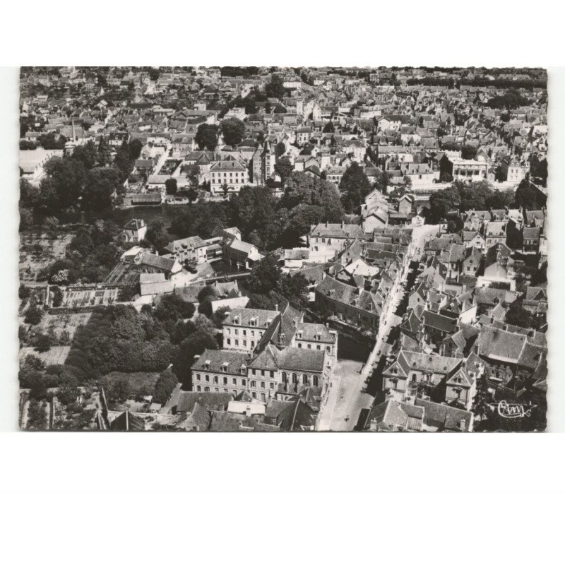 ROMORANTIN: vue générale vue aérienne 10x15 - très bon état