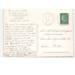 VERNOU-en-SOLOGNE: vue générale vue aérienne 10x15 - très bon état