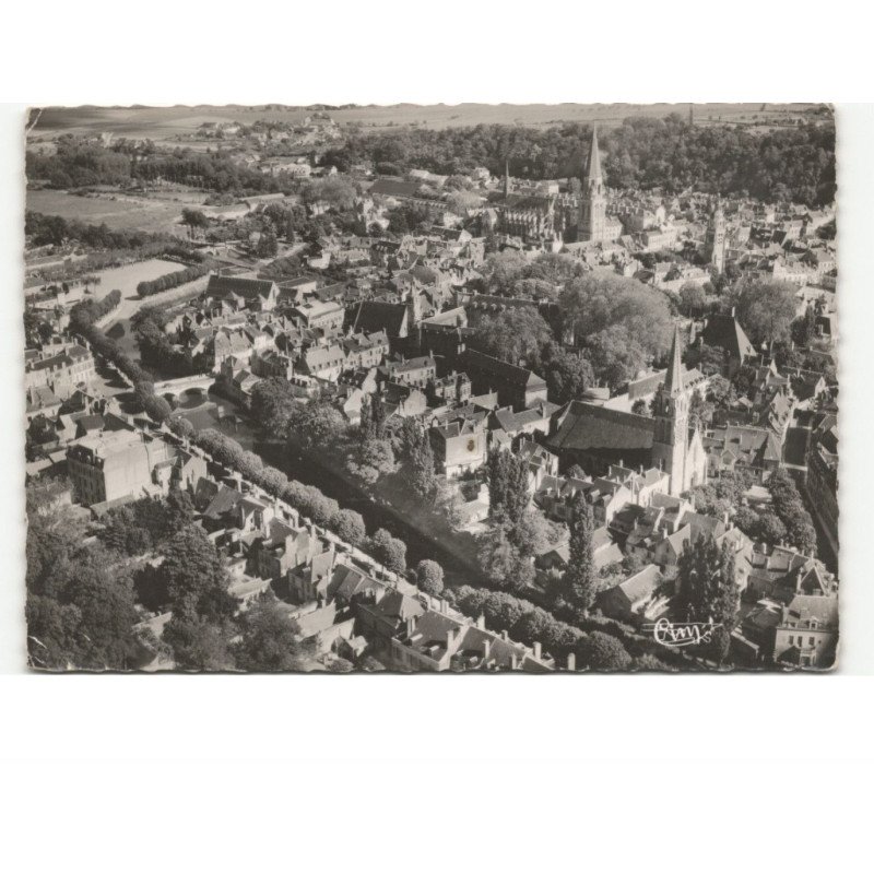 VENDOME: vue générale vue aérienne 10x15 - état