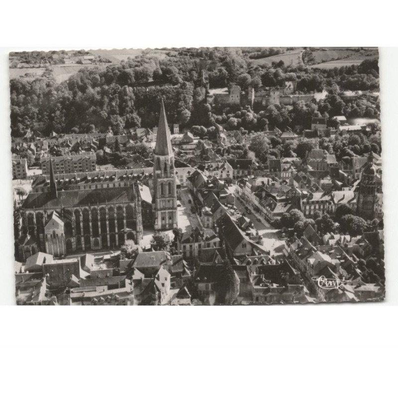 VENDOME: église et abbaye de la trinité vue aérienne 10x15 - très bon état