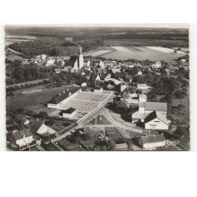 LA VILLE-aux-CLERCS: vue aérienne 10x15 - très bon état