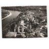 AUVILLAR: la vieille église et les bords de la garonne: vue aérienne 10x15 - très bon état