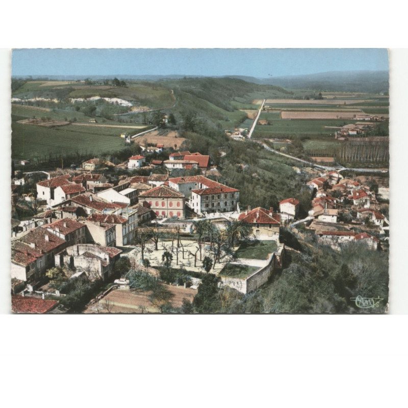 AUVILLARS: vue aérienne 10x15 - très bon état