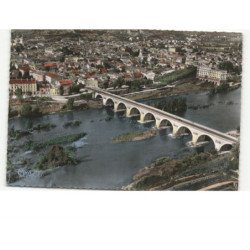 MOISSAC: les coteaux vue aérienne 10x15 - très bon état