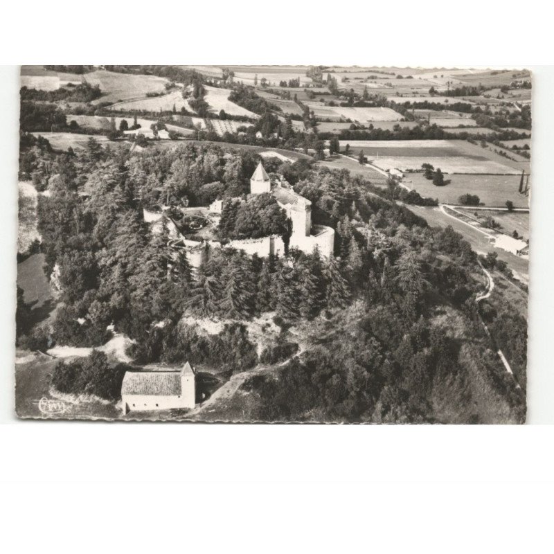 BRASSAC: le château vue aérienne 10x15 - très bon état