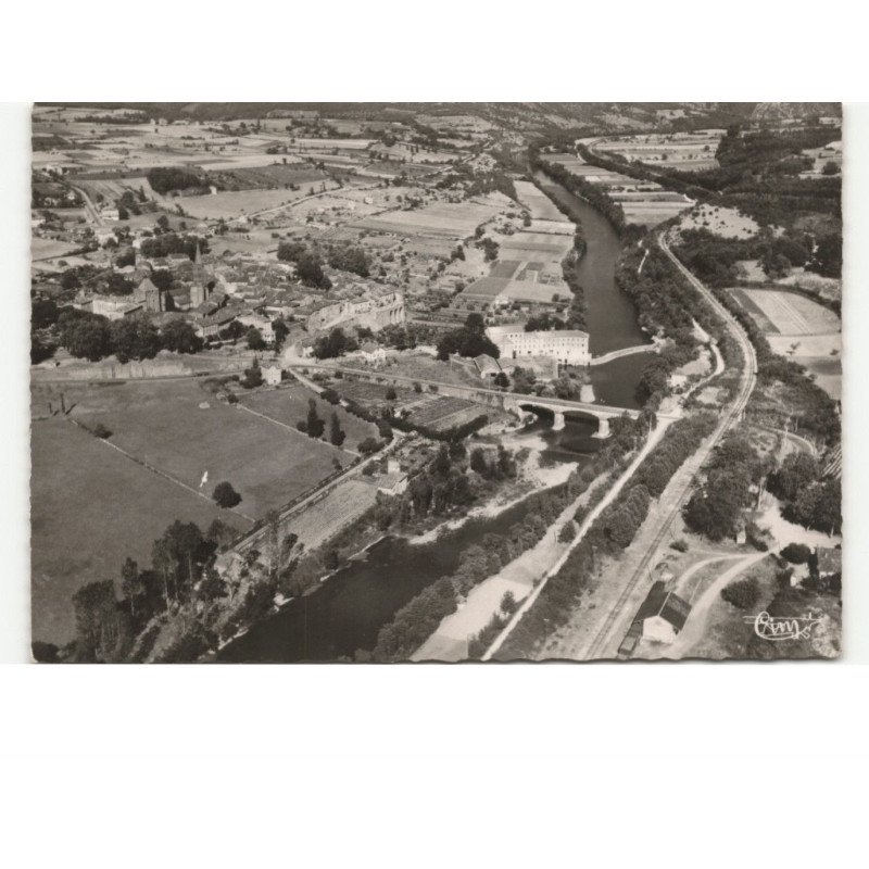 MONTRICOUX: vue aérienne 10x15 - très bon état
