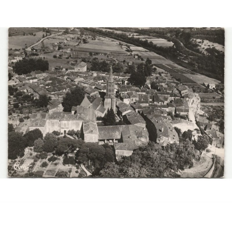 MONTRICOUX: vue aérienne 10x15 - très bon état
