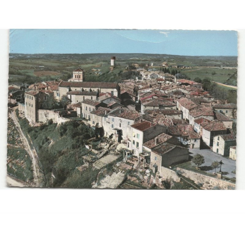 PUYLAROQUE: vue aérienne 10x15 - très bon état