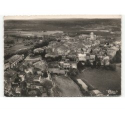 PUY-LAROQUE: vue générale vue aérienne 10x15 - état