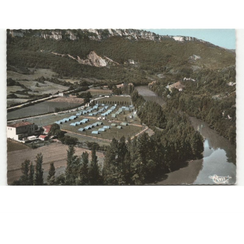 SAINT-ANTONIN-NOBLE-VAL: camp E.D.F. vue aérienne 10x15 - très bon état