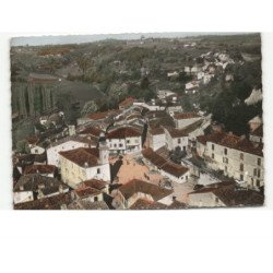 MONTAIGU-de-QUERCY: quartier de l'église vue aérienne 10x15 - très bon état