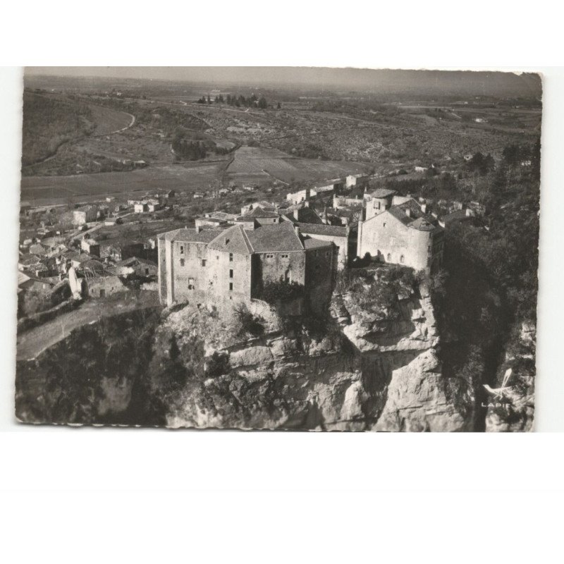 BRUNIQUEL: le château vue aérienne 10x15 - état
