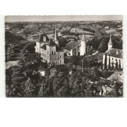 CAZES-MONDENARD: château vue aérienne 10x15 - état