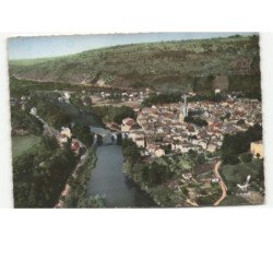 SAINT-ANTONIN-NOBLE-VAL: vue panoramique vue aérienne 10x15 - très bon état