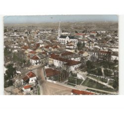 VALENCE D'AGEN: vue panoramique vue aérienne 10x15 - très bon état