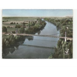 VILLEBRUMIER: pont sur le tarn vue aérienne 10x15 - très bon état