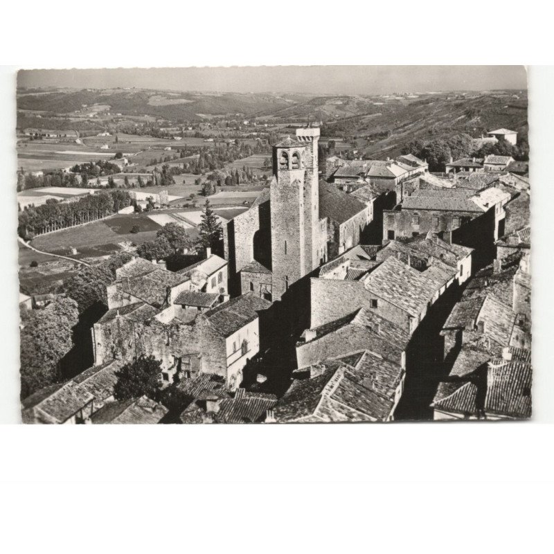 CORDES-sur-CIEL: vue aérienne 10x15 - très bon état