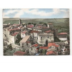 CORDES: le portail peint cité fortifiée de 1222 vue aérienne 10x15 - très bon état